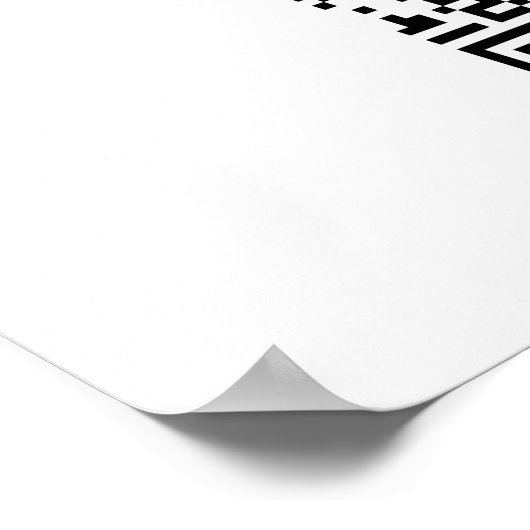 Monogram of voeg de Code van de Bedrijfsuren van d Poster (Hoek)