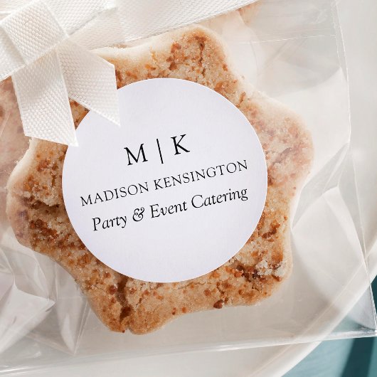 Monogram of voeg de Etiketten van het Bedrijfs Log