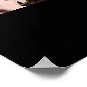 Monogram of voeg de Foto's van de Bedrijfs QR van  Poster (Hoek)