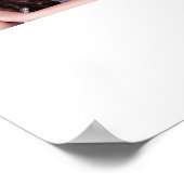 Monogram of voeg de Foto's van de Code van Bedrijf Poster (Hoek)