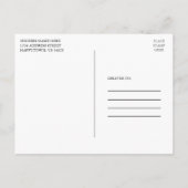 Monogram of voeg Logo Business 3 Foto's toe Briefkaart (Achterkant)