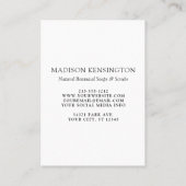 Monogram of voeg Logo Business QR Code 3 Foto's to Visitekaartje (Achterkant)