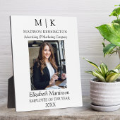 Monogram of Voeg toe Logo Werknemer van het Jaar Z Fotoplaat