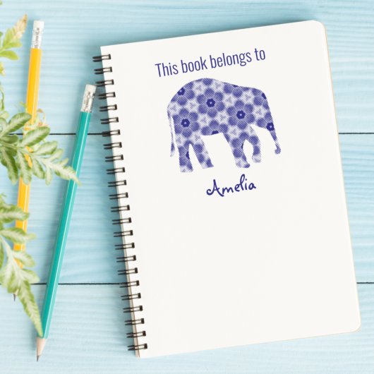 Monogram olifant Dit boek behoort tot Zelfinktende Stempel