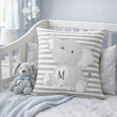 Monogram olifant en Stripes Kussen