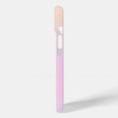 Monogram Ombre Holografisch Roze Meisje Gepersonal Case-Mate iPhone Case (Achterkant / Links)