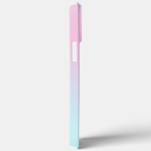 Monogram Ombre Holografisch Roze Meisje Gepersonal Case-Mate iPhone Case (Achterkant / Rechts)