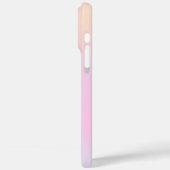 Monogram Ombre Holografisch Roze Meisje Gepersonal Case-Mate iPhone Case (Achterkant / Links)