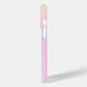 Monogram Ombre Holografisch Roze Meisje Gepersonal Case-Mate iPhone Case (Achterkant / Links)