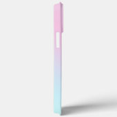 Monogram Ombre Holografisch Roze Meisjesachtig Gep Case-Mate iPhone Case (Achterkant / Rechts)