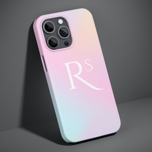 Monogram Ombre Holografisch Roze Meisjesachtig Gep Case-Mate iPhone Case