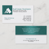 monogram onroerend goed A Visitekaartje (Voorkant / Achterkant)