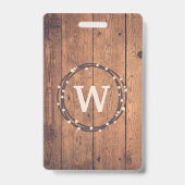 Monogram ontwerp badge (Achterkant)
