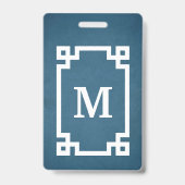 Monogram ontwerp badge (Achterkant)