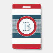 Monogram ontwerp badge (Achterkant)