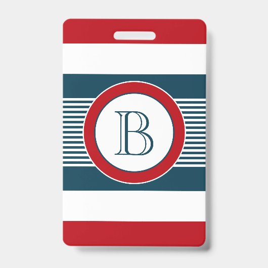 Monogram ontwerp badge (Voorzijde)