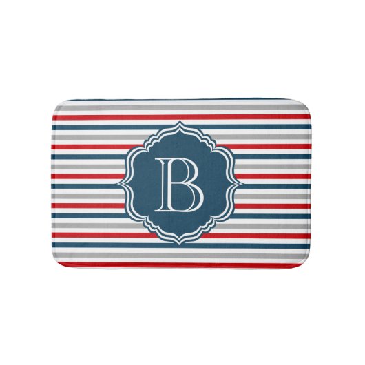 Monogram ontwerp badmat (Voorkant)