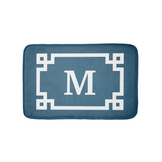 Monogram ontwerp badmat (Voorkant)