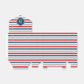 Monogram ontwerp bedankdoosjes (Uitgevouwen)