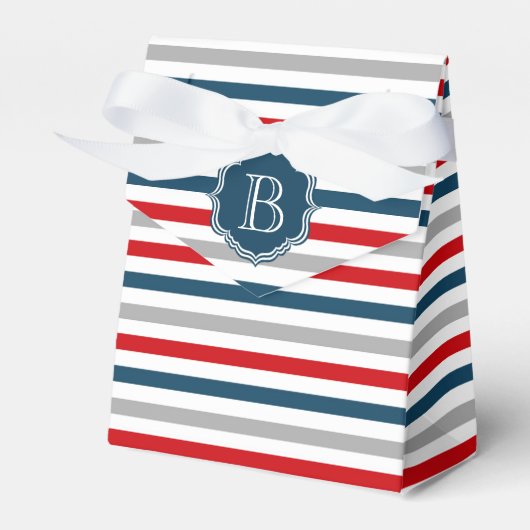 Monogram ontwerp bedankdoosjes (Voorkant Zijde)