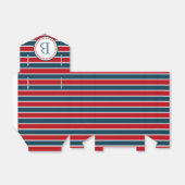 Monogram ontwerp bedankdoosjes (Uitgevouwen)