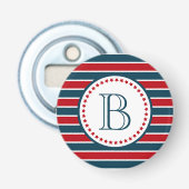 Monogram ontwerp button flesopener (Voorkant)