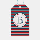 Monogram ontwerp cadeaulabel (Voorkant)