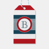 Monogram ontwerp cadeaulabel (Voorkant)