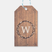 Monogram ontwerp cadeaulabel (Voorkant)