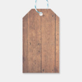 Monogram ontwerp cadeaulabel (Achterkant)