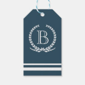 Monogram ontwerp cadeaulabel (Voorkant)