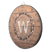 Monogram ontwerp dartbord (Voorkant Rechts)