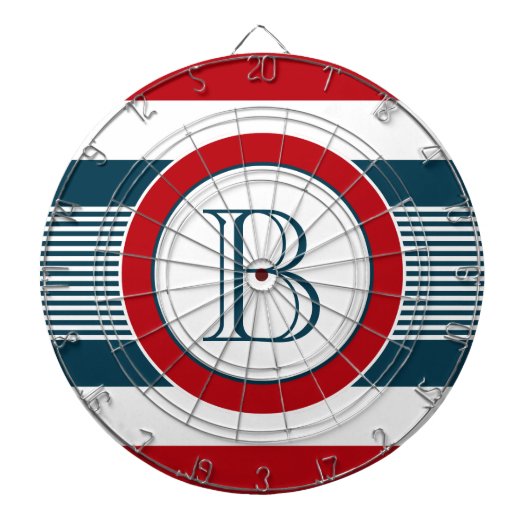 Monogram ontwerp dartbord (Voorkant)