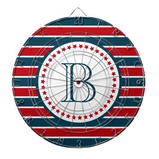 Monogram ontwerp dartbord (Voorkant)