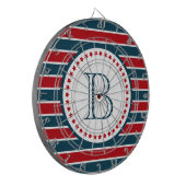 Monogram ontwerp dartbord (Voorkant Links)