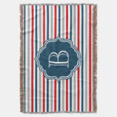 Monogram ontwerp deken (Voorkant Verticaal)
