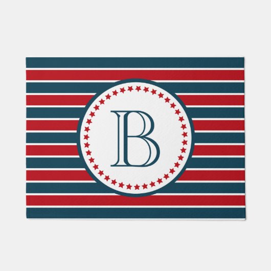 Monogram ontwerp deurmat (Voorkant)