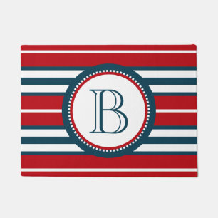 Monogram ontwerp deurmat