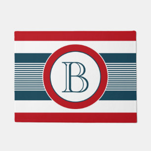 Monogram ontwerp deurmat