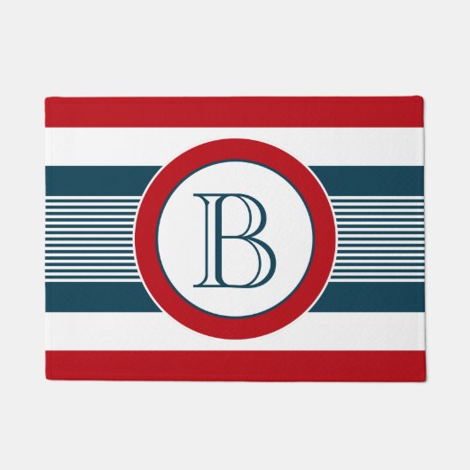 Monogram ontwerp deurmat (Voorkant)