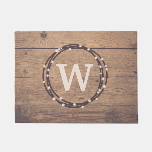 Monogram ontwerp deurmat (Voorkant)