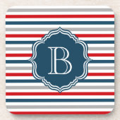 Monogram ontwerp drankjes onderzetter (Voorkant)