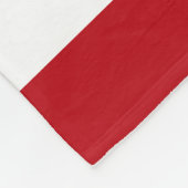 Monogram ontwerp fleece deken (Hoek)