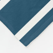 Monogram ontwerp fleece deken (Hoek)