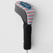Monogram ontwerp golfheadcover (Schuin)