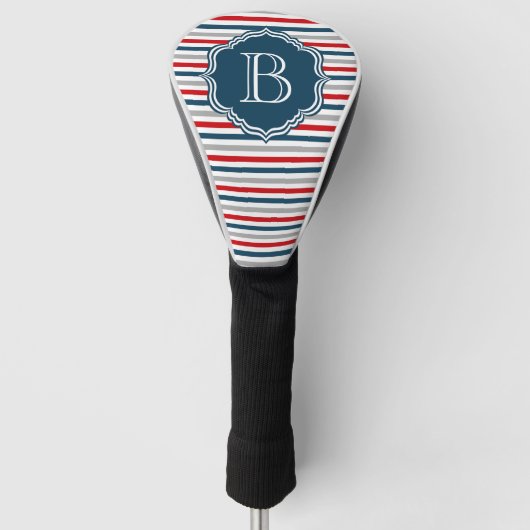 Monogram ontwerp golfheadcover (Voorkant)