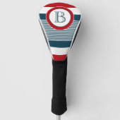 Monogram ontwerp golfheadcover (Voorkant)