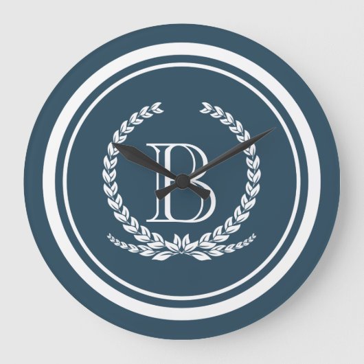 Monogram ontwerp grote klok (Voorkant)