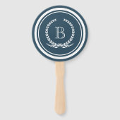 Monogram ontwerp handwaaier (Achterkant)