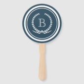 Monogram ontwerp handwaaier (Voorkant)